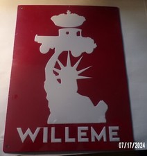 Plaque tôle emboutie WILLEME