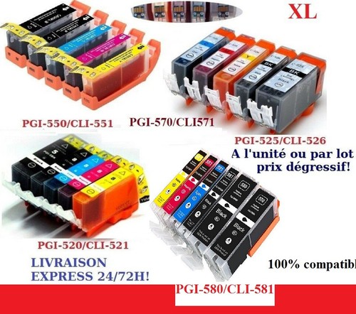Cartouches pour canon pixma - pour,