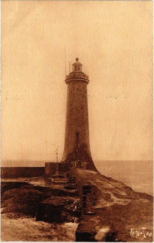 Cpa phare des barges en - cpa, le