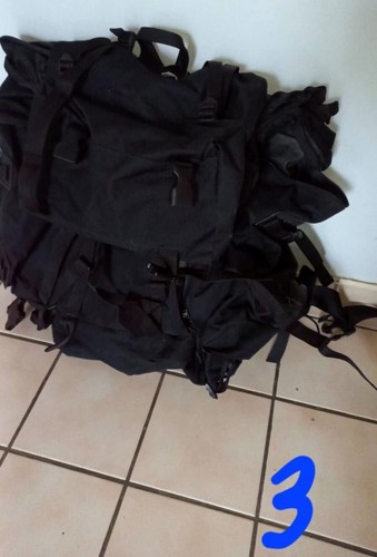 Sac dos noir intervention - dos,