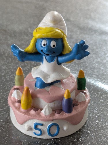 Figurine schtroumpfette - figurine,
