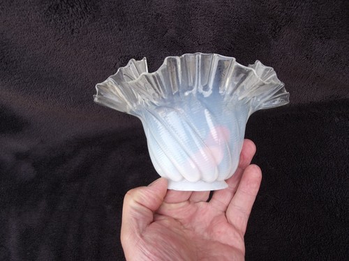 Ancienne tulipe verre - ancienne,