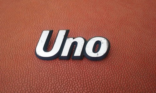 Fiat uno monogramme logo - "uno",