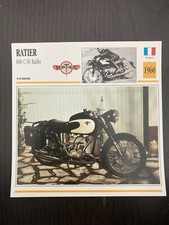 CARTE FICHE MOTO collection
