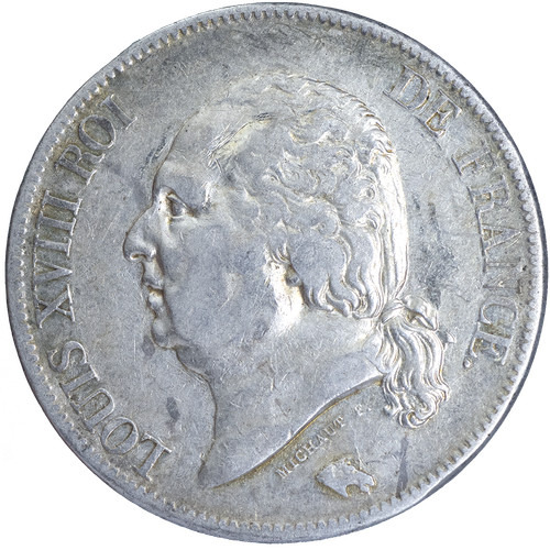 Louis xviii francs 1822 - francs,
