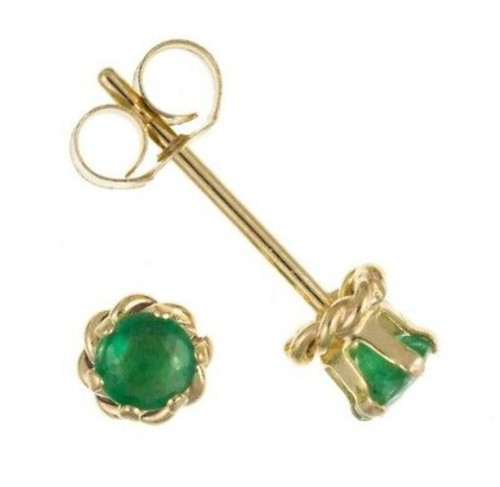 Boucles oreilles émeraude - d'oreilles,