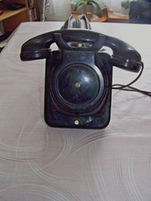 ancien telephone mural interne industriel