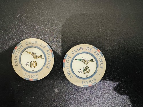 Jetons cercle acf - 10€,