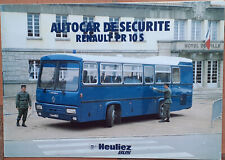 1572 : BUS : HEULIEZ : 1 DOCUMENT PUBLICITAIRE : 21 X 29,5 : 4 PAGES : BON ETAT