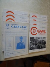 Lot de 7 Caravane au service de la France + 1 Maintenir la caravane de 1950
