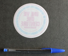 Autocollant / Sticker - Sécurité Routière - Une vie, une Ceinture