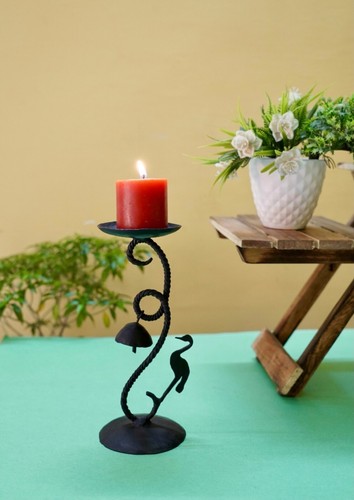 Bougeoir style vintage fer - bougeoir, en