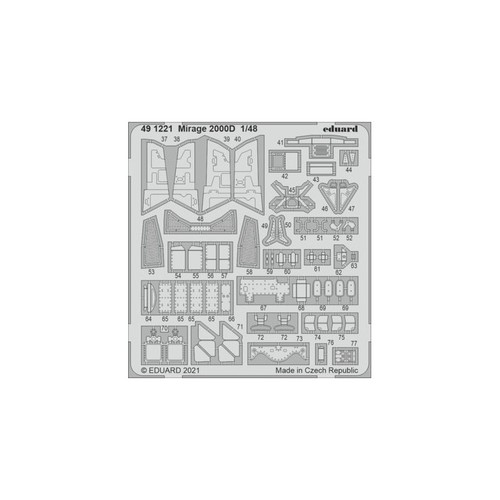 Eduard 491221 mirage - 491221, 2000d