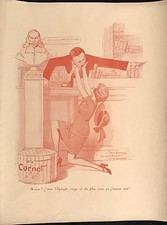 "MENU DU CORNET" LECLERC JACQUES 1921