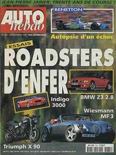 AUTO HEBDO n°1061 21/11/1996 WIESSMAN MF3 INDIGO 3000 BMW Z3 2.8 JP JARIER