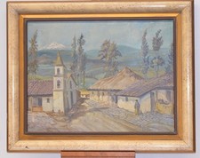 ANCIEN CADRE TABLEAU PEINTURE