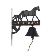 Cloche En Fonte Murale Cheval
