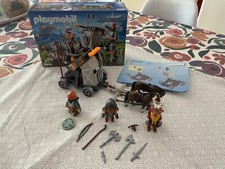 Baliste Viking Chevalier Moyen Âge Playmobil Boîte Notice 9340 9341 9342 9344