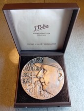 MEDAILLE BRONZE ARGENT CENTENAIRE  Général De GAULLE 1890  Essonne 1991 n°190