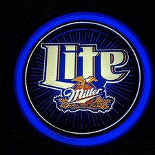 Vintage Miller Lite 19" Round