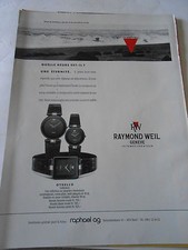 Publicité 1990 Montre RW Raymond Weil Geneve  AD