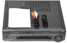 Sony WV-H4 Hi8 8mm VHS Video Cassette Recorder Player VCR Deck Combo Unit used