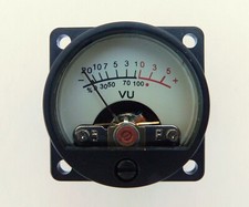 Lumineux Blanc Mini Vu Mètre pour tube électronique Ampli EL34 Préamp Dos Allumé