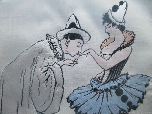 Peinture tapisserie soie - peinture,