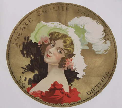 Affiche ronde dieterle - affiche,
