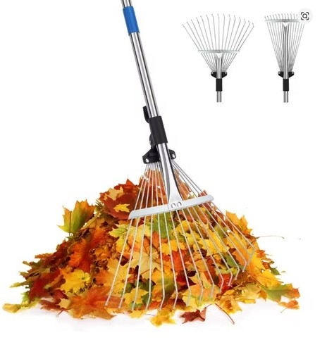 Râteau feuilles avec - feuilles,