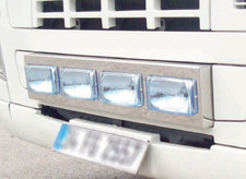 Gril Avant Intégré En Acier Inoxydable Poli Miroir Pour Camion Volvo FH2 EU5