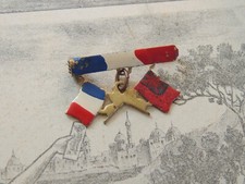 Ancienne Broche Militaire WW1 1ere Guerre France Red Ensign Royal navy alliés 
