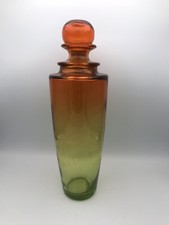 POT Flacon Bocal En VERRE Multi Couleur Avec Bouchon Sphérique - 33 Cm