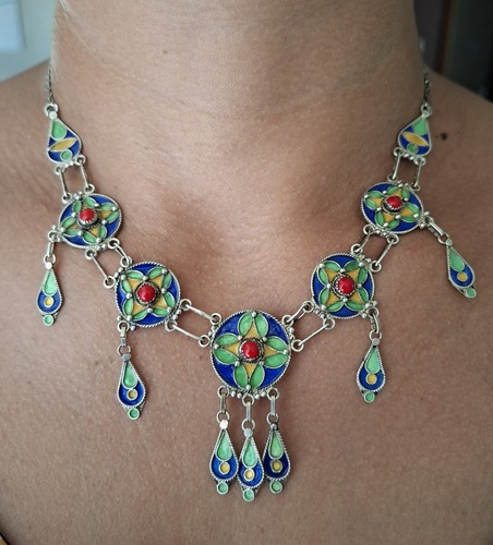 Collier chaîne pendentif - chaîne, en