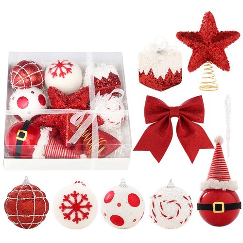 Ornements boules de - 2x(ornements,
