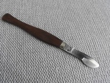 ANCIEN COUTEAU OUTIL CORDONNIER BOURRELIER SELLIER RELLIEUR TRAVAIL DU CUIR TOOL