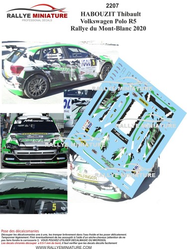 Decals ref 2207 vw - decals,