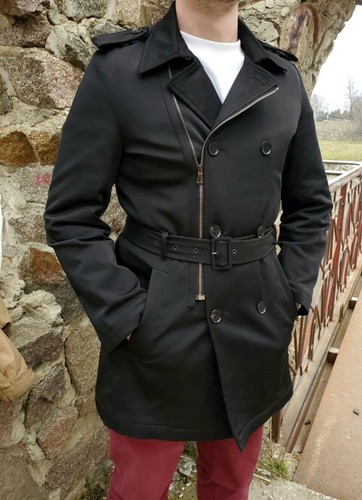 Rare armani jeans trench - jeans,