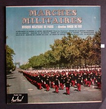 Disque 33 TOURS " Marches Militaires Musique de Paris" 33T Madelon Marseillaise