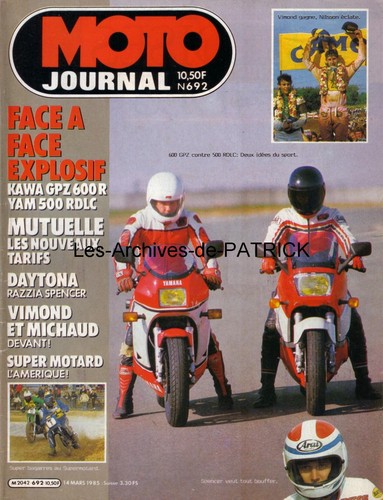 Moto journal 692 - yamaha, 500