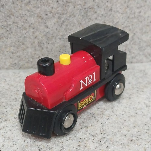 Brio wooden railway train - railway,
