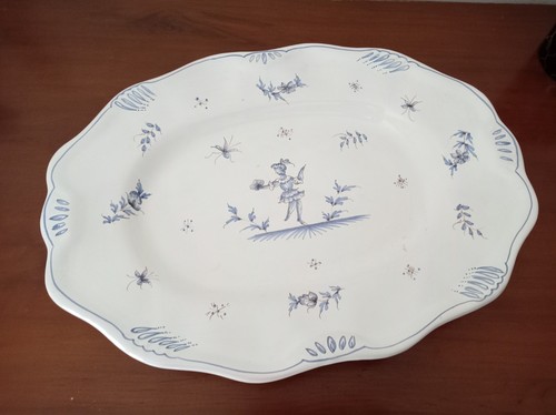 Plat faïence