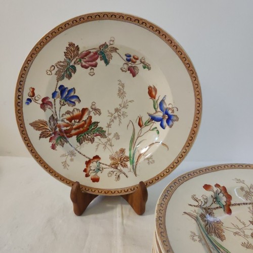 Assiettes creuses terre fer - assiettes,