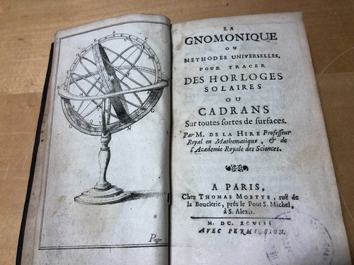 Livre gnomonique ou - la,