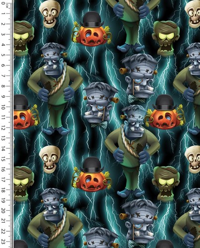 50m halloween zombies - 1m,