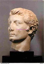 Art - Antiquités - Auguste - Portrait en marbre blanc - Musée St Taymond de Toul