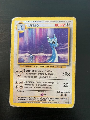 Carte pokémon draco 18 - draco, 18/102