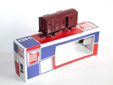 JOUEF HO 6480 FOURGON FREIN WAGON QUEUE FIN CONVOI SNCF TYPE M, ÉCLAIRAGE FEU AR