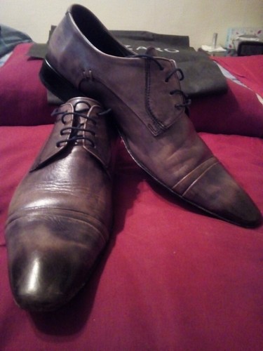 Chaussure cuir azzaro - cuir,
