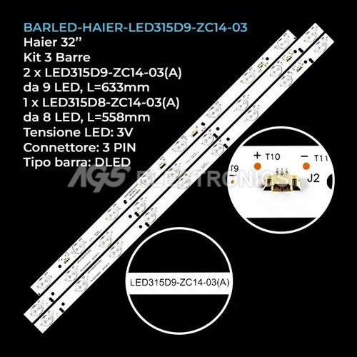 Kit barres led - led, haier